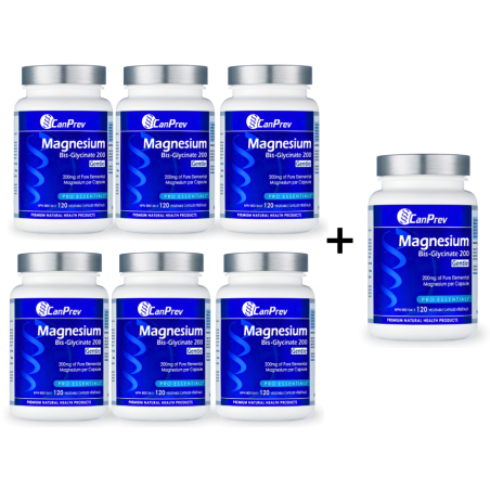 CanPrev Magnesium Bis-Glycinate 200 Gentle 120 Vegi Capsules | Unbeatable Prices, Daily Deals | VITASHOP