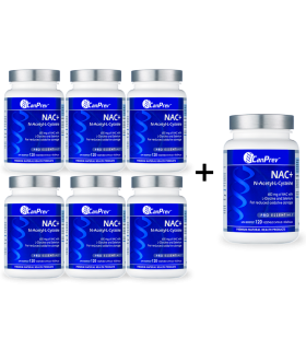NAC+ N-Acetyl-L-Cysteine 120 Vegi Capsules | Safest & Easiest Shopping Vitamins Online | VITASHOP