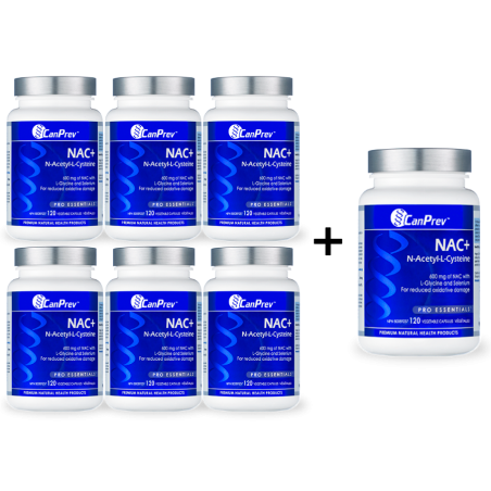 CanPrev NAC+ N-Acetyl-L-Cysteine 120 Vegi Capsules | Unbeatable Prices, Daily Deals | VITASHOP