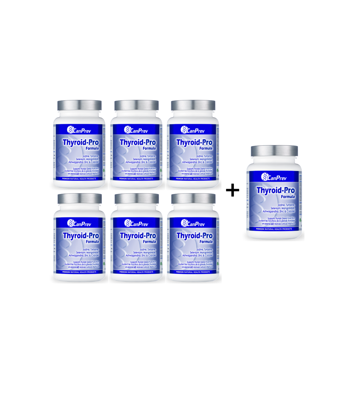 CanPrev Thyroid-Pro Formula 60 Vegi Capsules | Unbeatable Prices, Daily Deals | VITASHOP