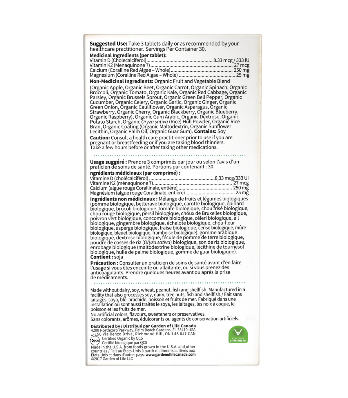 Garden of Life Mykind Organics Organic Plant Calcium 90 Vegi Tablet | Unbeatable Prices, Daily Deals | VITASHOP