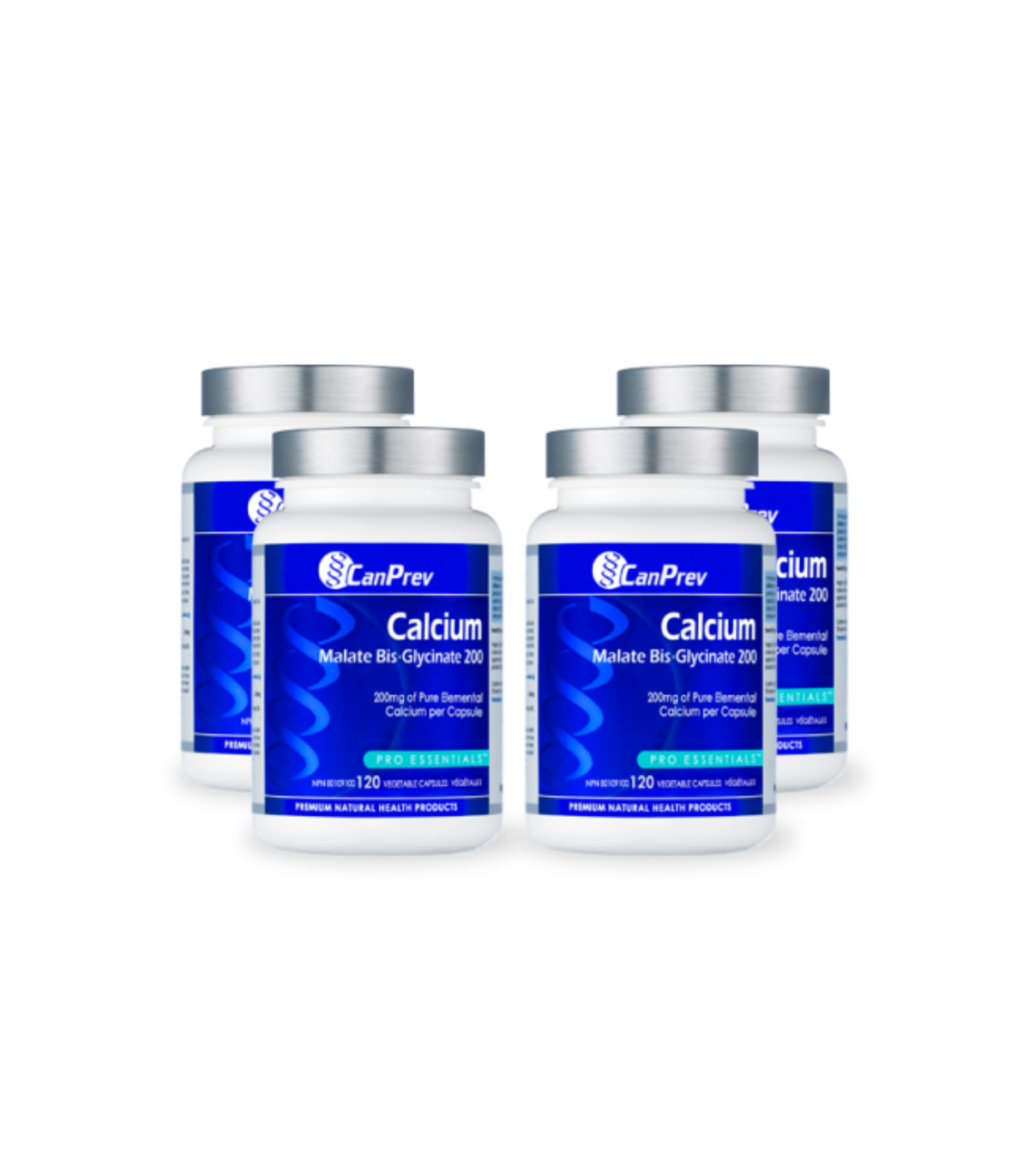 Calcium Malate Bis-Glycinate 200 120 Vegi Capsules | Safest & Easiest Shopping Vitamins Online | VITASHOP