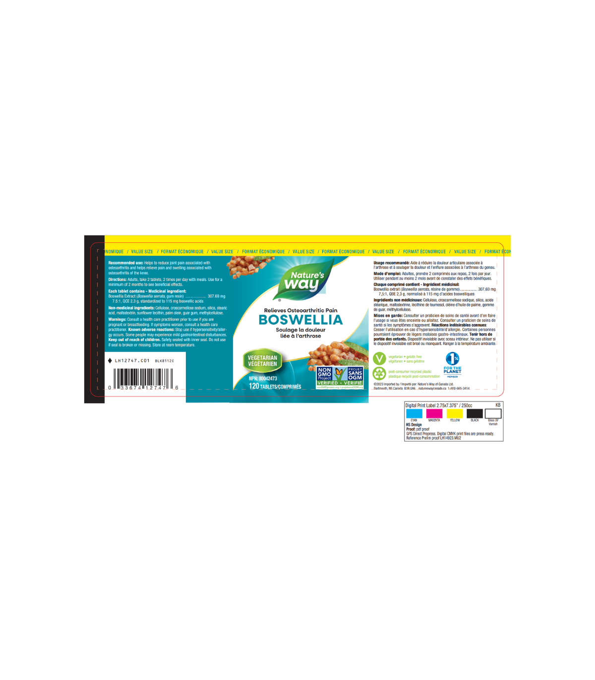 Nature's Way [2 for Deal] 네이처스 웨이 보스웰리아 120정 | 매일 업데이트되는 특가 상품 | VITASHOP