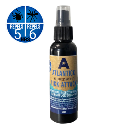 Tick Attack™ Botanical Insect Repellent 60ml - Natural Outdoor Spray