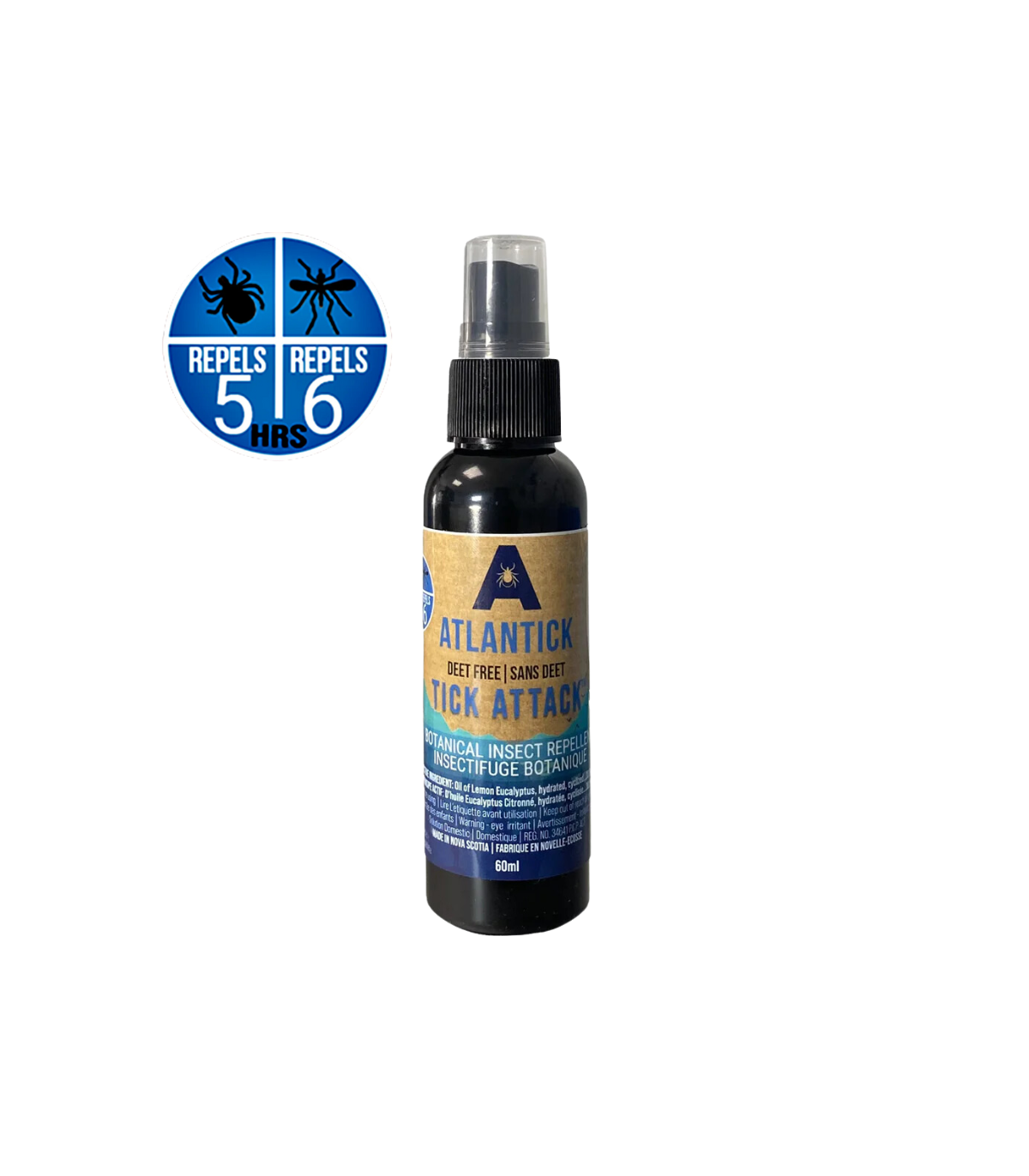 Tick Attack™ Botanical Insect Repellent 60ml - Natural Outdoor Spray