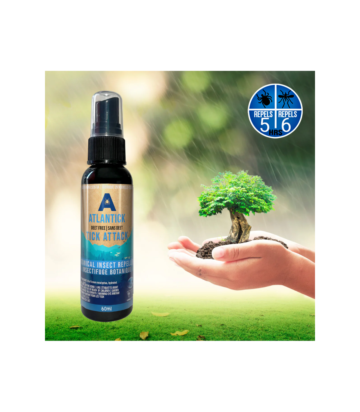 Tick Attack™ Botanical Insect Repellent 60ml - Natural Outdoor Spray