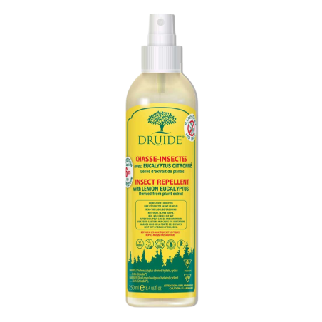DRUIDE Lemon Eucalyptus Insect Repellent (250 ml) - Natural Protection