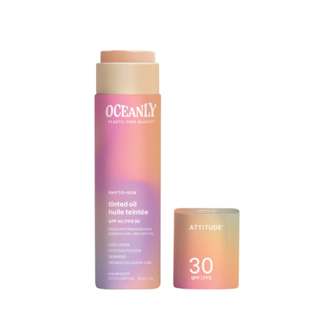 Attitude PHYTO-SUN Solid Tinted Oil SPF 30 with Zinc Oxide 30 g