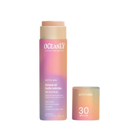 Attitude PHYTO-SUN Solide Tinted Oil SPF 30 avec Zinc Oxide 30 g