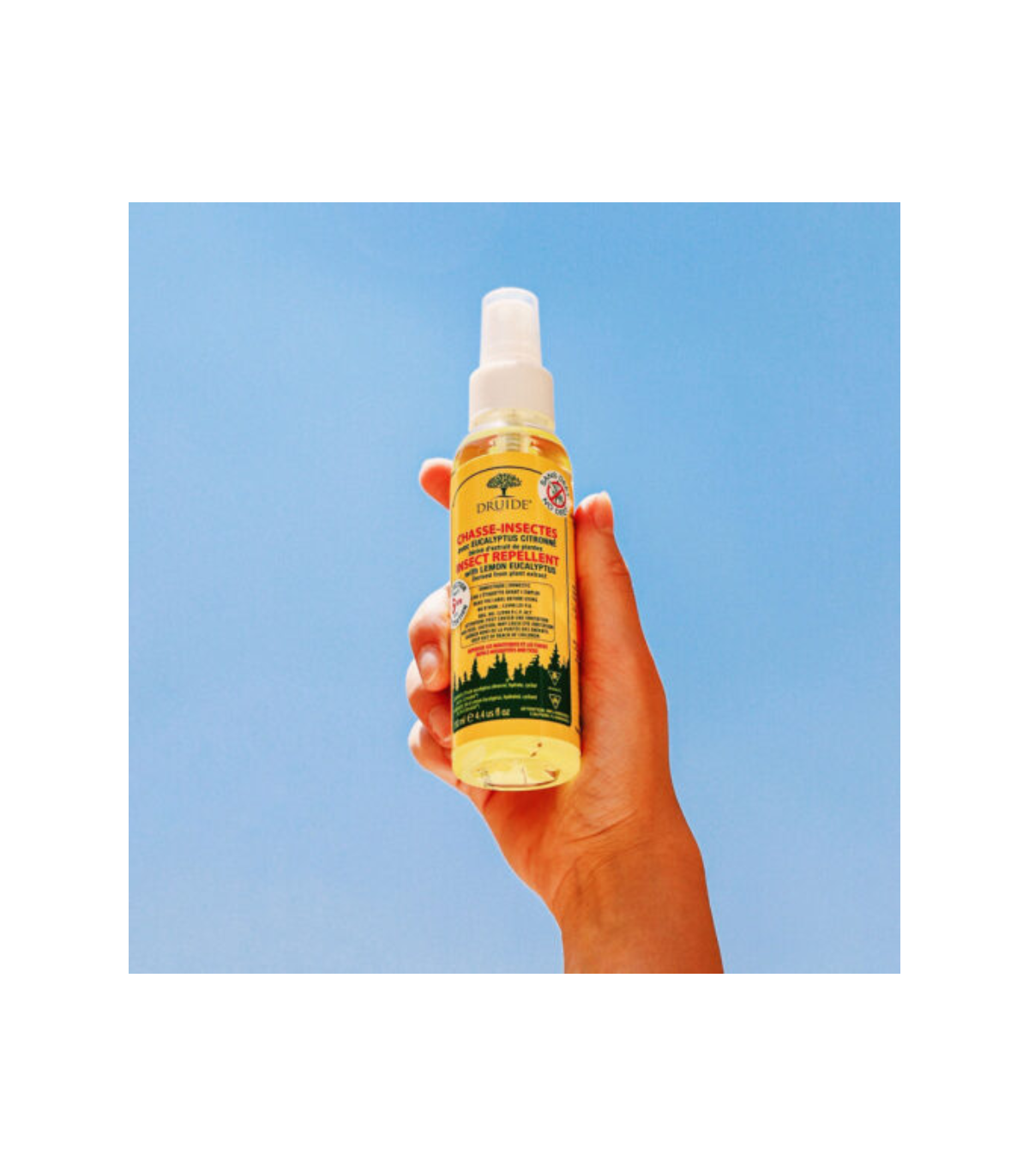 DRUIDE Lemon Eucalyptus Insect Repellent 130 ml - Natural Protection