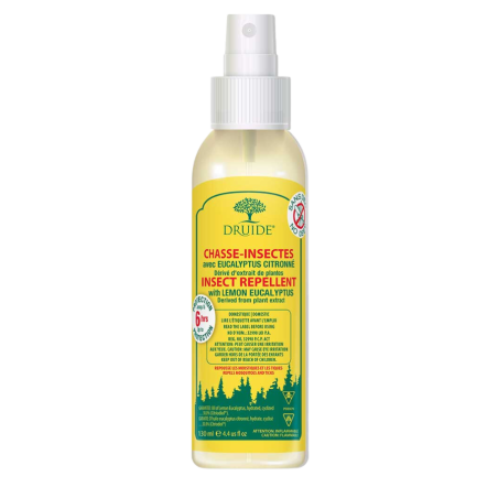 DRUIDE Lemon Eucalyptus Insect Repellent 130 ml - Protection naturelle