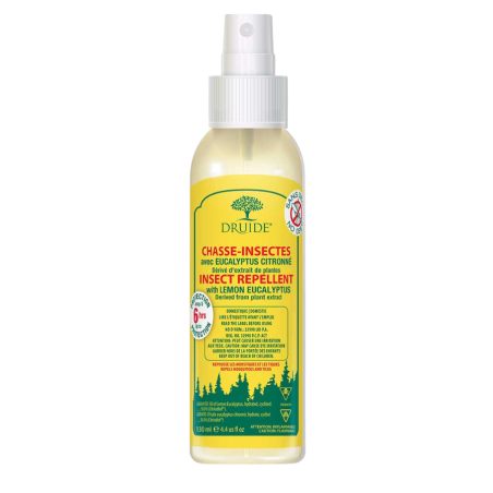 DRUIDE 레몬 Eucalyptus 곤충 방수제 130 ml - 자연 보호
