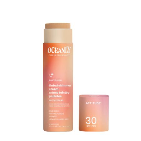 Attitude PHYTO-SUN Crème mousseuse fondu FPS 30 avec oxyde de zinc 30g