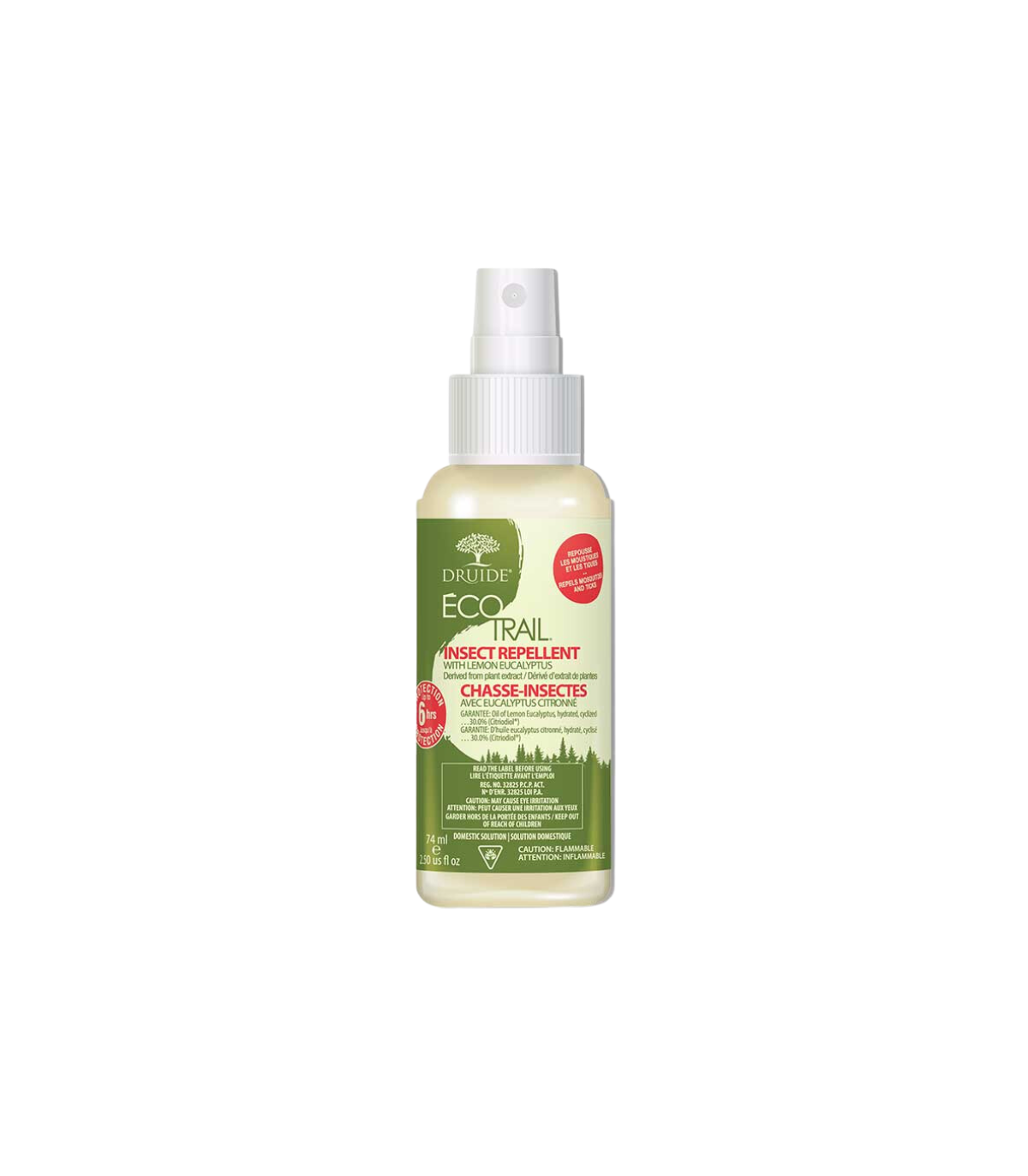 Druide Insect Repellent Spray Lemon Eucalyptus 74mL