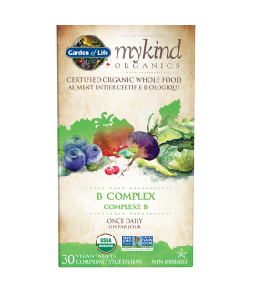 Garden of Life Mykind Organics B-Complex Once Daily 30 Vegi Tablet | 每天不同折扣, 全网最低价格 | 种类齐全的保健品店铺 VITASHOP, 只有你想不到, 没有你买不到 !