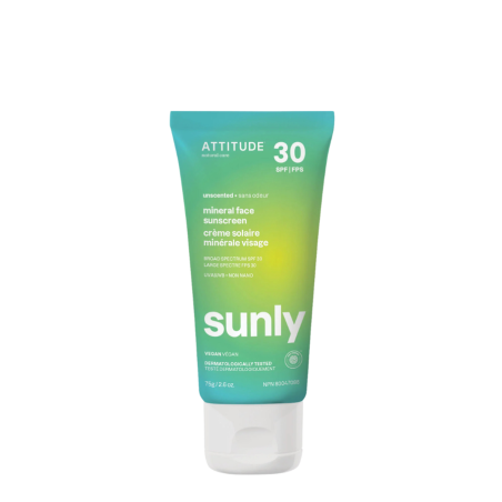 Attitude Sunly Mineral face sunscreen 75 g