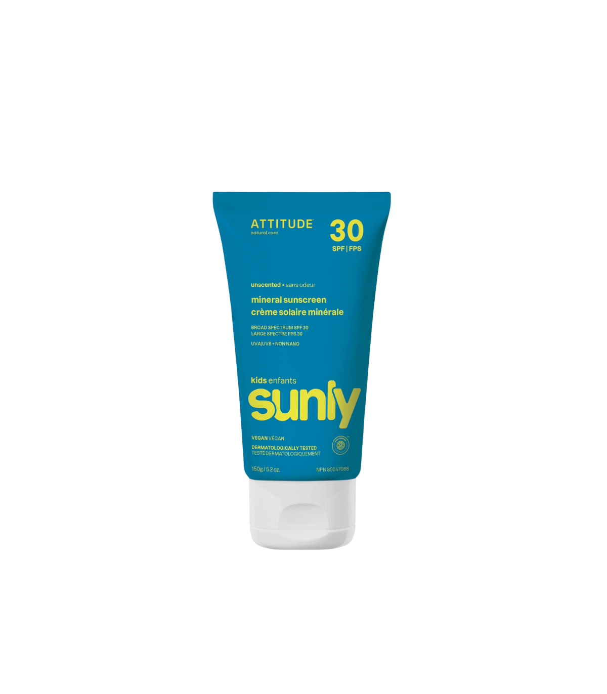 Attitude Sunly Kids mineral sunscreen SPF 30 150 g