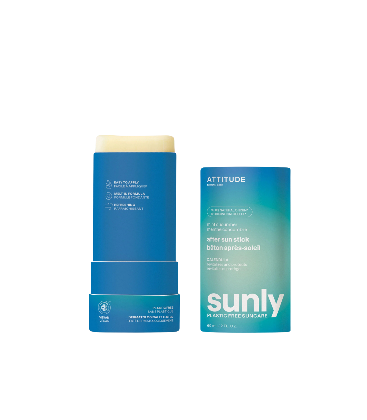 Attitude Sunly After sun Stick Mint & Cucumber 60 g