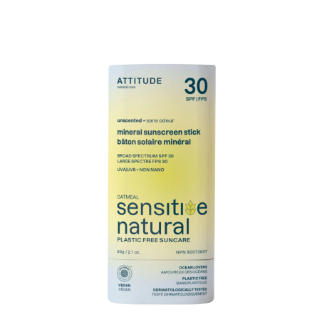 Attitude 矿物防晒棒（敏感肌肤适用）60 克