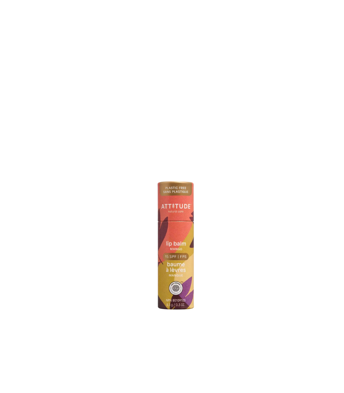 Baume à lèvres Attitude FPS 15 Mangue 8,5 g