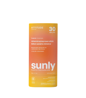 Attitude Sunly 无塑料矿物防晒棒 SPF 30 Tropical 60 克