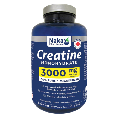 Naka Platinum Creatine - 200 vcaps