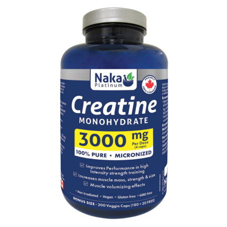 Naka Platinum Creatine - 200 vcaps