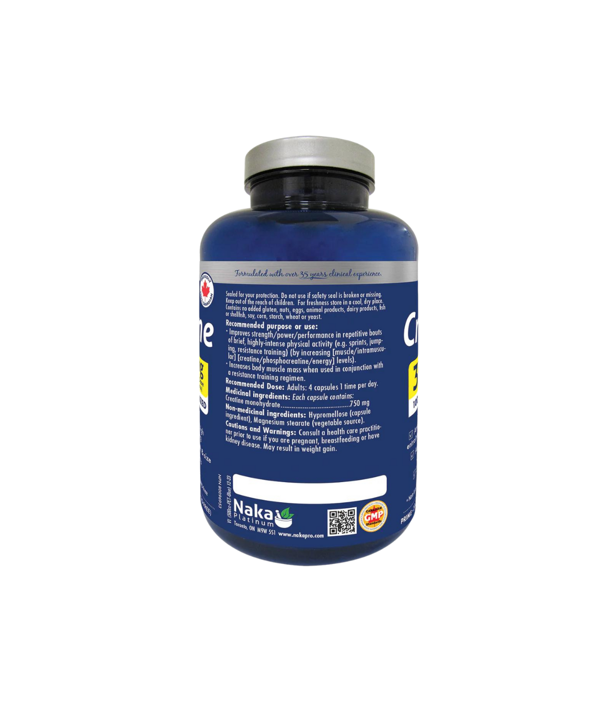 Naka Platinum Creatine - 200 vcaps