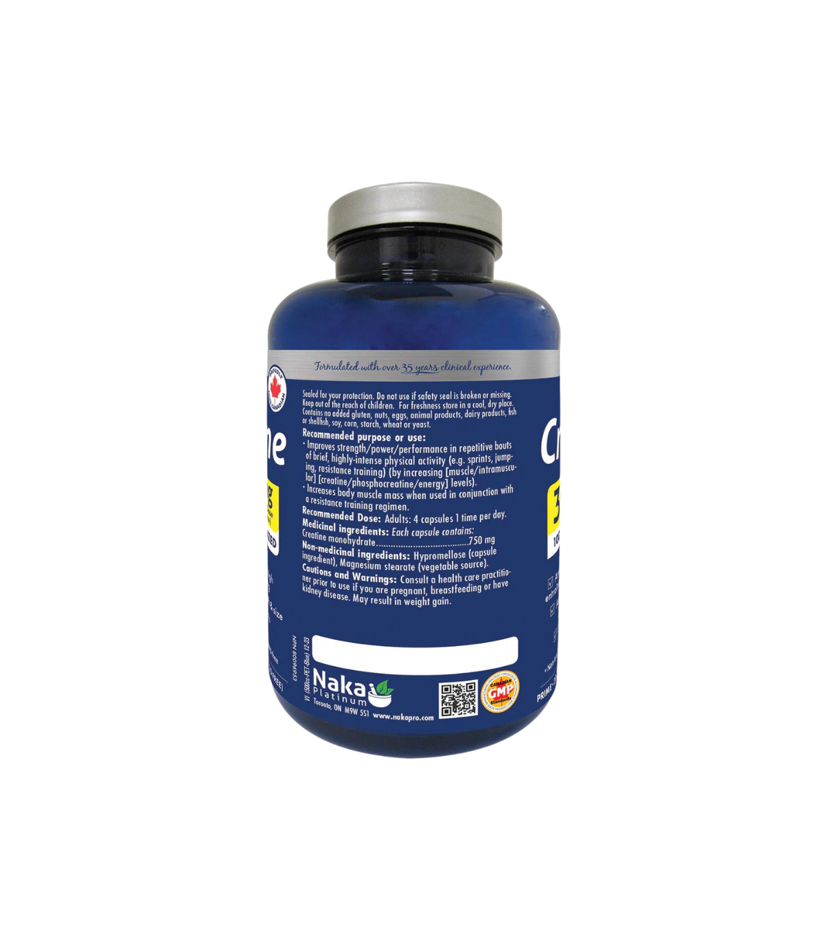 Naka Platinum Creatine - 200 vcaps