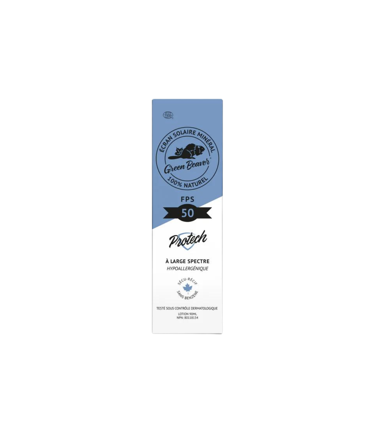 Green Beaver SPF50 Adult sunscreen lotion 90 mL