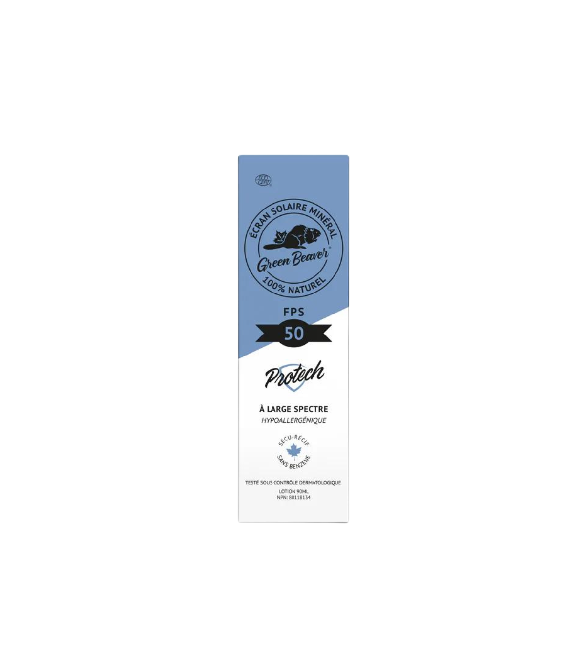 녹색 비버 SPF50 성인 선 스크린 로션 90 mL