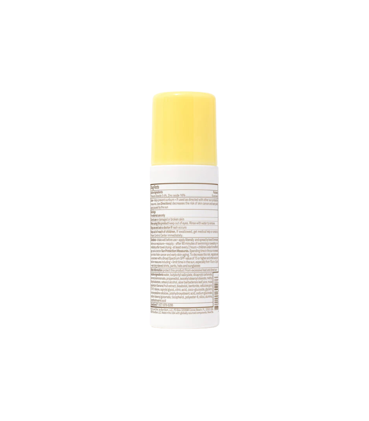 Sun Bum Baby Bum SPF 50 Roll-On Sunscreen 88 mL