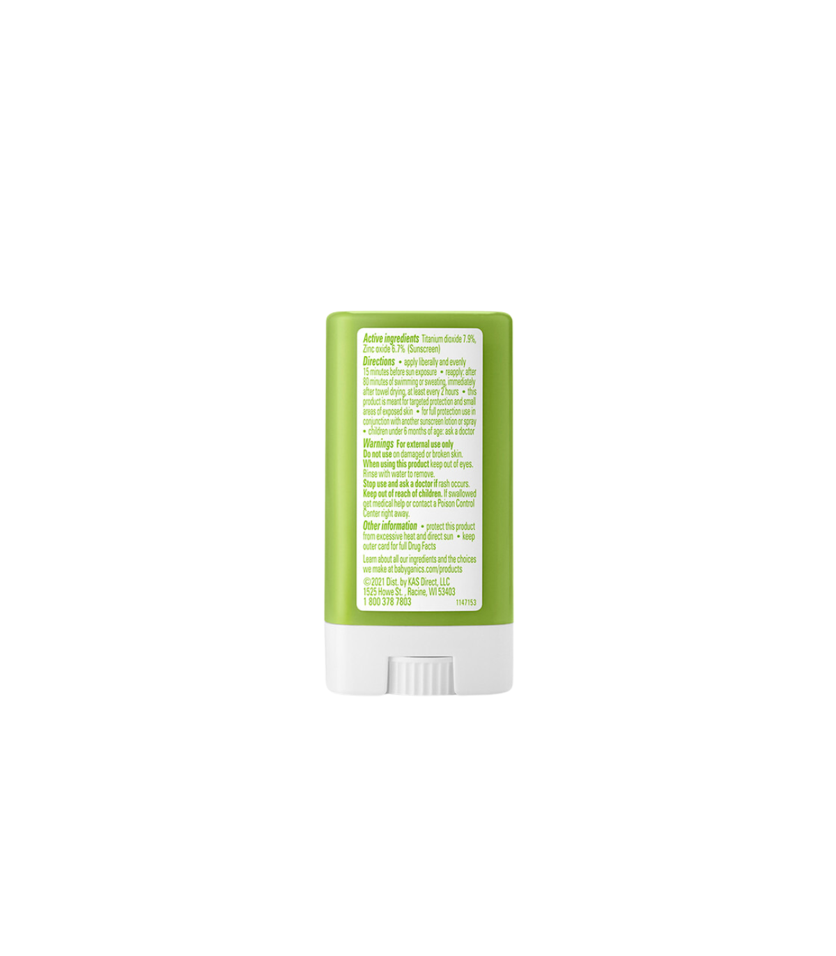 Babyganics Sunscreen Stick SPF 50+ 13g