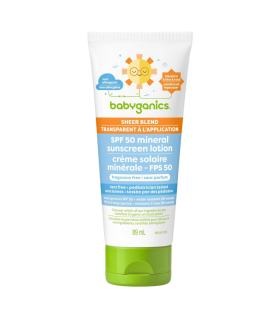 Babyganics Kids SPF50 Sheer Blend Sunscreen 89 mL