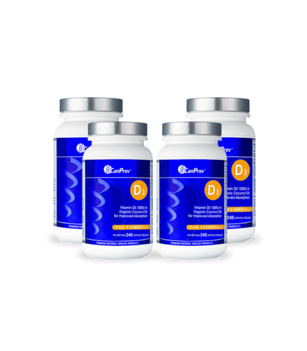 D3 - Organic Coconut Oil 240 softgels | Safest & Easiest Shopping Vitamins Online | VITASHOP