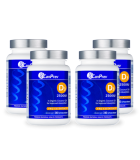 CanPrev D3 2500IU - MCT Base 240 softgels | 每天不同折扣, 全网最低价格 | 种类齐全的保健品店铺 VITASHOP, 只有你想不到, 没有你买不到 !