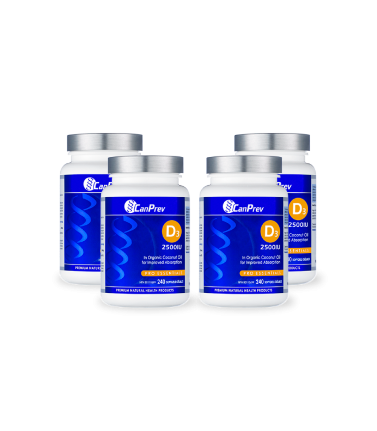 CanPrev D3 2500IU - MCT Base 240 softgels | Unbeatable Prices, Daily Deals | VITASHOP