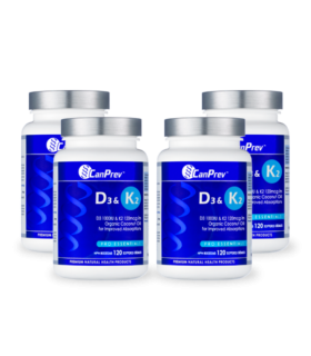 CanPrev D3 & K2 Organic Coconut Oil 120 softgels | Unbeatable Prices, Daily Deals | VITASHOP