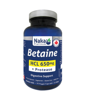 Naka Platinum Betaine HCL 75 vcaps