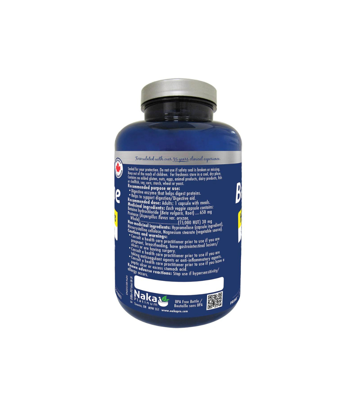 Naka 플래티넘 베타인 HCL 75 vcaps