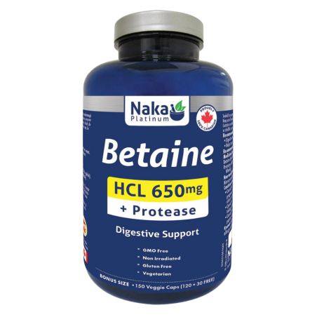 Naka 플래티넘 베타인 HCL 150 vcaps