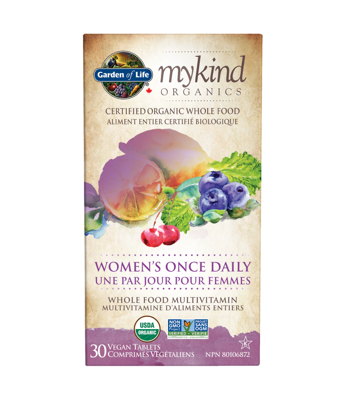 Garden of Life Mykind Organics Multivitamin Women's Once Daily 30 Vegi Tablet | 每天不同折扣, 全网最低价格 | 种类齐全的保健品店铺 VITASHOP, 只有你想不到, 没有