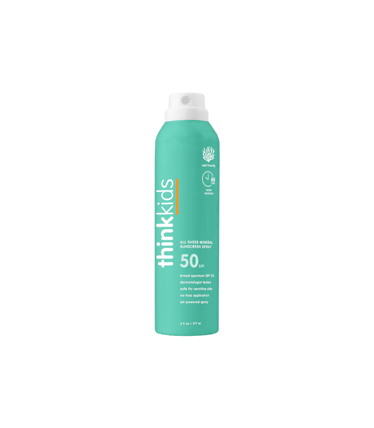 ThinkSun ThinkSport Kids SPF 50 모든 쉐어 광 선 스크린 스프레이 177 ml