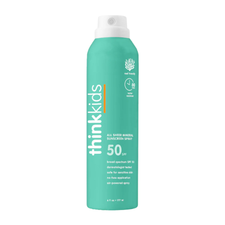 ThinkSun ThinkSport Kids SPF 50 All Sheer Mineral Sunscreen Spray 177 ml