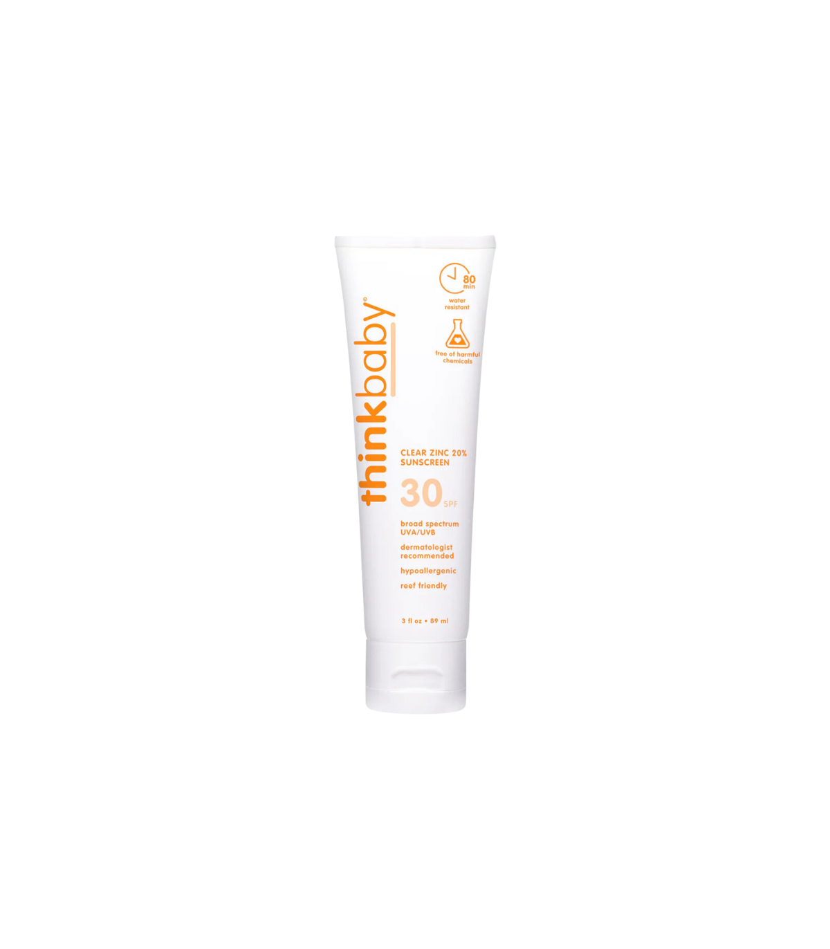 ThinkSun Thinkbaby Clear Zinc Sunscreen SPF 30 89 ml