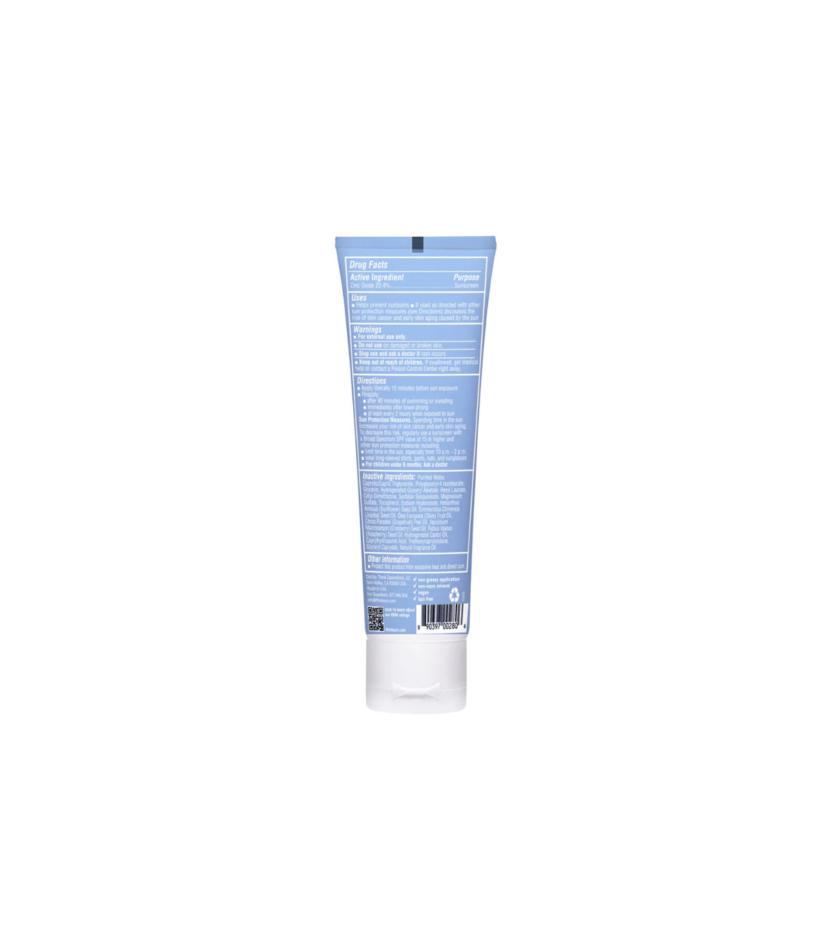 Thinksport Safe Sunscreen SPF 50+ 89 mL | Vitashop
