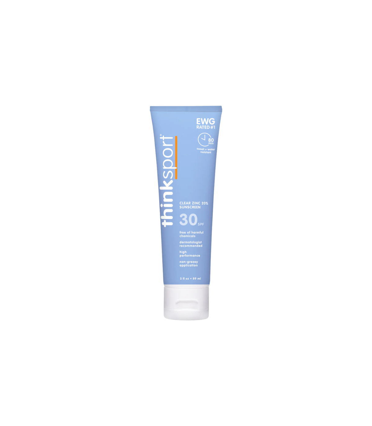 ThinkSun Thinksport SPF 30 Clear Zinc Sunscreen 89 ml