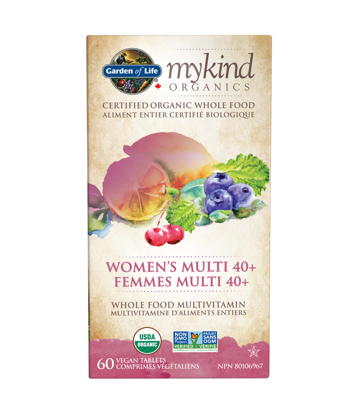Garden of Life Mykind Organics Multivitamin Women’s Multi 40+ 60 Vegi Tablet | Unbeatable Prices, Daily Deals | VITASHOP