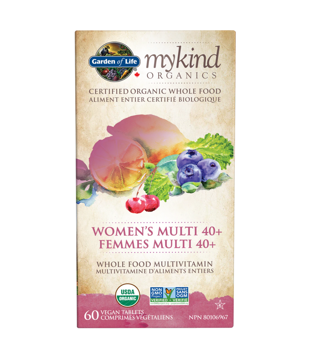 Garden of Life Mykind Organics Multivitamin Women’s Multi 40+ 60 Vegi Tablet | Unbeatable Prices, Daily Deals | VITASHOP
