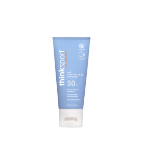 ThinkSun Thinksport SPF 50 透明锌面部防晒霜 59 毫升